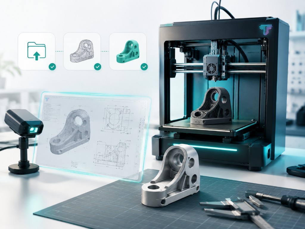 Impression 3D Timelapse-3D — scan, plans et production