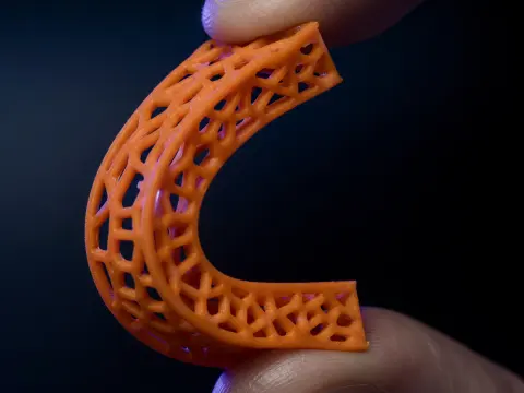 Échantillon imprimé en TPU flexible