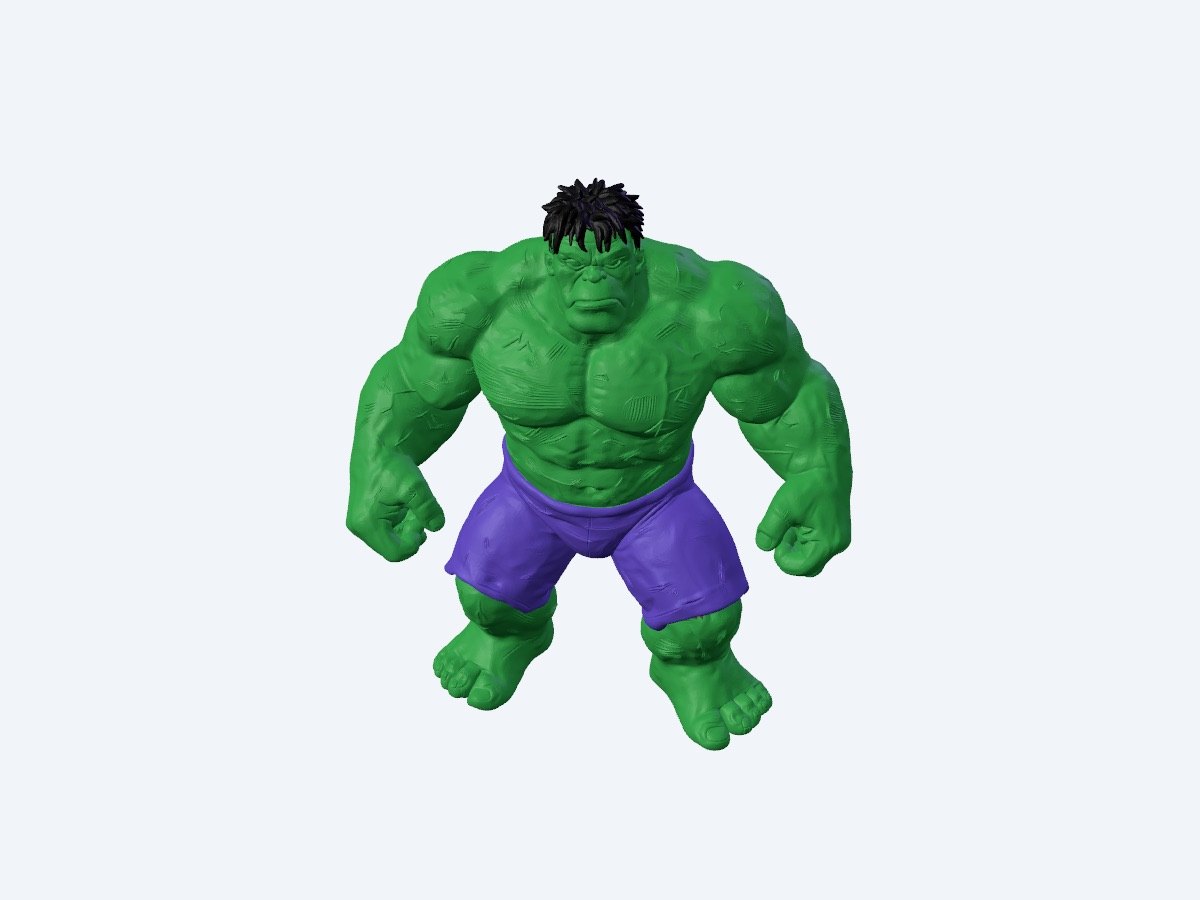 Modèle 3D Hulk par Mavis-3D