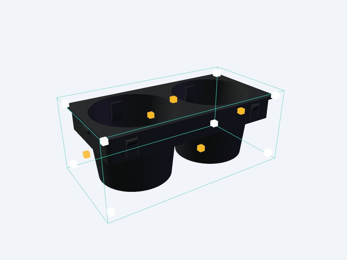 Modèle 3D Porte-gobelet BMW E46 — 51168217953 par ClementPixel17